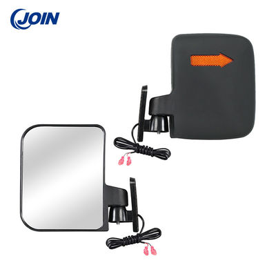 مرايا الرؤية الخلفية للسيارة ODM Black LED Golf قابلة للإزالة مع إشارات الانعطاف