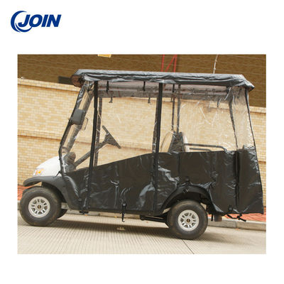 4 حاويات سيارة الجولف للركاب PVC غطاء المطر المقاوم للماء Golf ODM