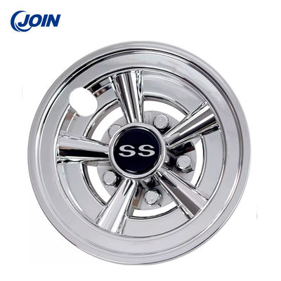 8 &quot;SS جولف عجلات وأغطية محور الإطارات عربات التي تجرها الدواب الكهربائية كروم