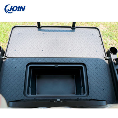EXCAR عربة جولف مجموعة المقعد الخلفي Buggy Rear Flip Seat جلد أسود