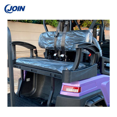جلد جولف عربة فليب مقعد أسود اللون جولف عربات التي تجرها الدواب OEM