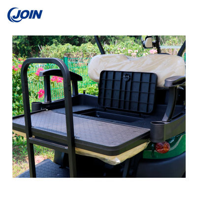 EXCAR عربة جولف مجموعة المقعد الخلفي Buggy Rear Flip Seat جلد أسود