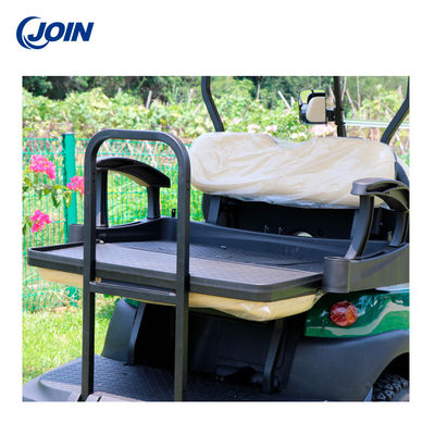 EXCAR عربة جولف مجموعة المقعد الخلفي Buggy Rear Flip Seat جلد أسود