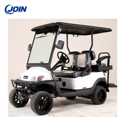 OEM 4 مقاعد Electric عربة جولف / لعبة غولف باجي المواد الجلدية. عربة الجولف الكهربائية ذات 4 مقاعد من OEM